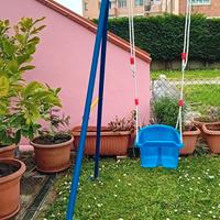 SEGGIOLINO per altalena completo di corde regolabi