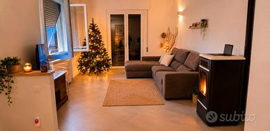 appartamento in bifamiliare con vista mare