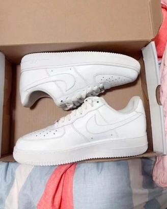 Nike Air Force 1 45 Bianche Originali Nuove