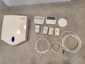 sistema allarme tecnoalarm centrale TP14/R sensori