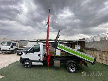 Iveco Daily 35C18 Ribaltabile + Gru Ferrari