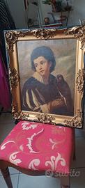 quadro fanciullo con falco.