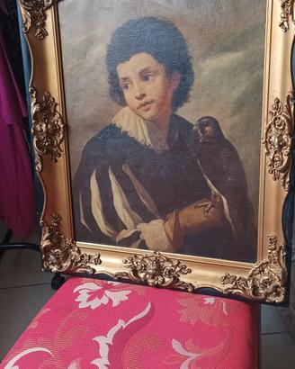 quadro fanciullo con falco.