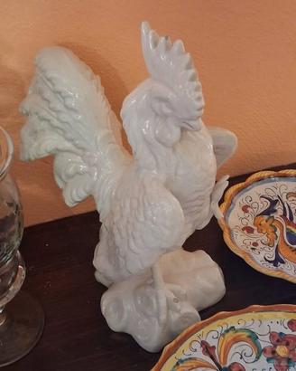 Gallo in ceramica