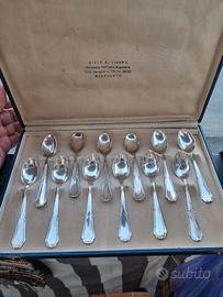 Cucchiaini in argento 800-12 pezzi
