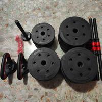 set di pesi da 40 kg 