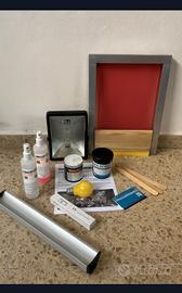 set stampa serigrafia nuovo