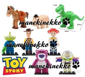 8 minifigure TOY STORY Buzz Lightyear simil Lego