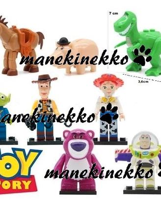 8 minifigure TOY STORY Buzz Lightyear simil Lego