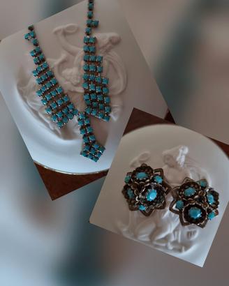 Collana e orecchini vintage anni 60
