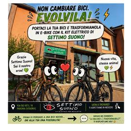 Trasforma la bici con cui ti trovi bene in E-BIKE!
