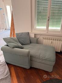 Poltrona divano chaise longue contenitore