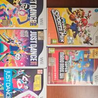 Giochi Wii originali- Mario + Just Dance vari