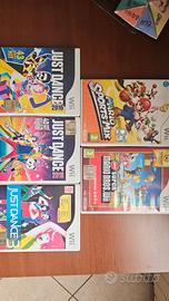 Giochi Wii originali- Mario + Just Dance vari