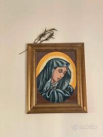 Quadro ricamato a mano