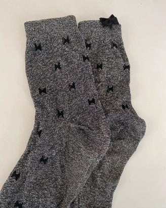 Calzini donna con fiocco