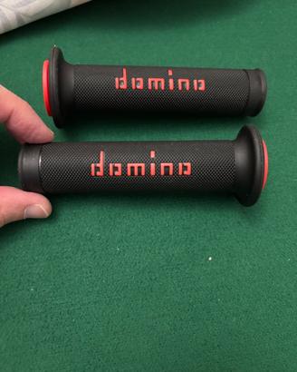 Coppia manopole Domino per scooter con bilancieri