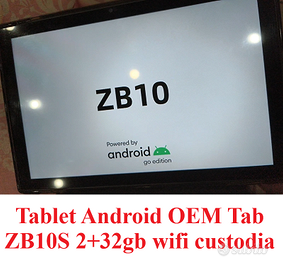 Tablet Android OEM Tab ZB10S 2+32gb wifi custodia