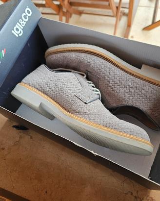 Scarpe uomo eleganti 42 igi&co scamosciate 