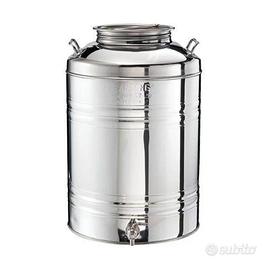 fusto acciaio inox 150litri