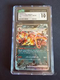 Carta gradata charizard voto 10