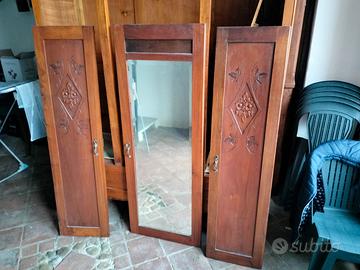 armadio legno massello