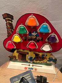 Casetta dei Puffi con campanelle sonore