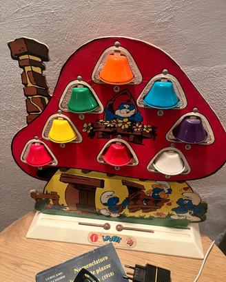 Casetta dei Puffi con campanelle sonore