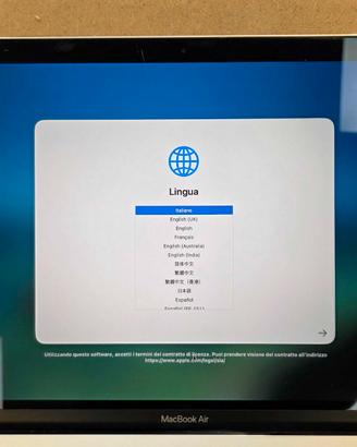 💻 MacBook Air M1 13” 256GB Silve + Caricabatteria