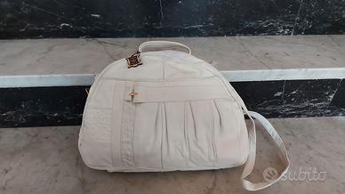 Borsa donna bianc in vera pell nuova made in Italy