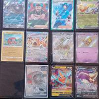 pokemon lotto 11 carte v ex lucente full art
