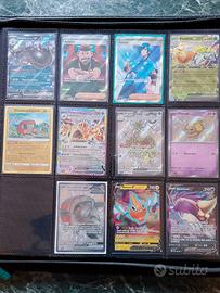 pokemon lotto 11 carte v ex lucente full art