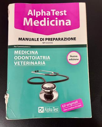 4 libri Alpha Test Medicina