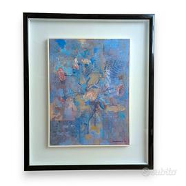 QUADRO CON FIORI - NATALE ADDAMIANO 1989