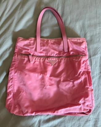 Borsa Prada rosa acceso