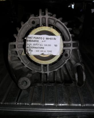 Alternatore FIAT PUNTO 3 1242cc 8V del 2003