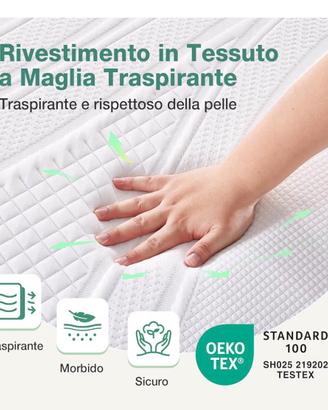 Topper letto matrimoniale 160x190 Novilla
