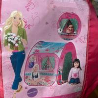 Tenda gioco Barbie pieghevole x bambine
