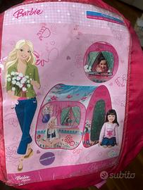 Tenda gioco Barbie pieghevole x bambine