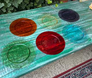 Sottopiatti in vetro di Murano