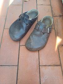 birkenstock boston pelle marrone 41