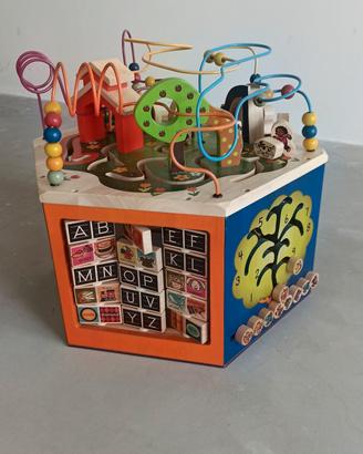 B. toys Youniversity Cubo attività in legno 6 lati