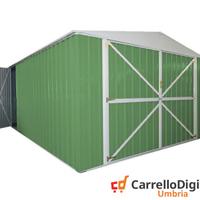 Box auto in Acciaio lamiera 360x514 verde chiaro