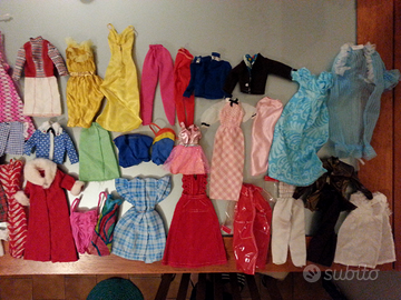 Barbie vintage blocco vestiti Ferrari camper