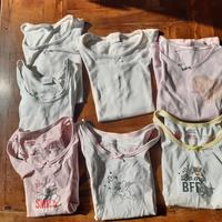 canottiere bambina 4 5 anni n. 7 pezzi