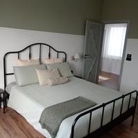 Letto in metallo nero stile farmhouse