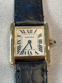Orologio Cartier Tank Française in oro 18 kt