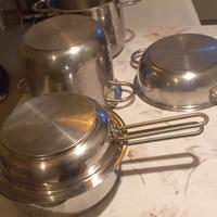 Set pentole acciaio inox 18/10