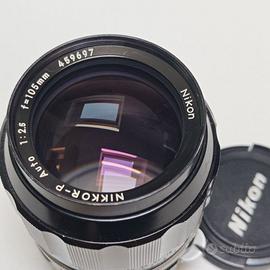Nikon Nikkor-P Auto 105mm f2.5 Obiettivo Ritratto