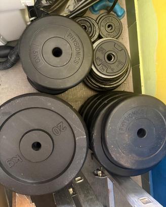 Pacco pesi palestra 246kg